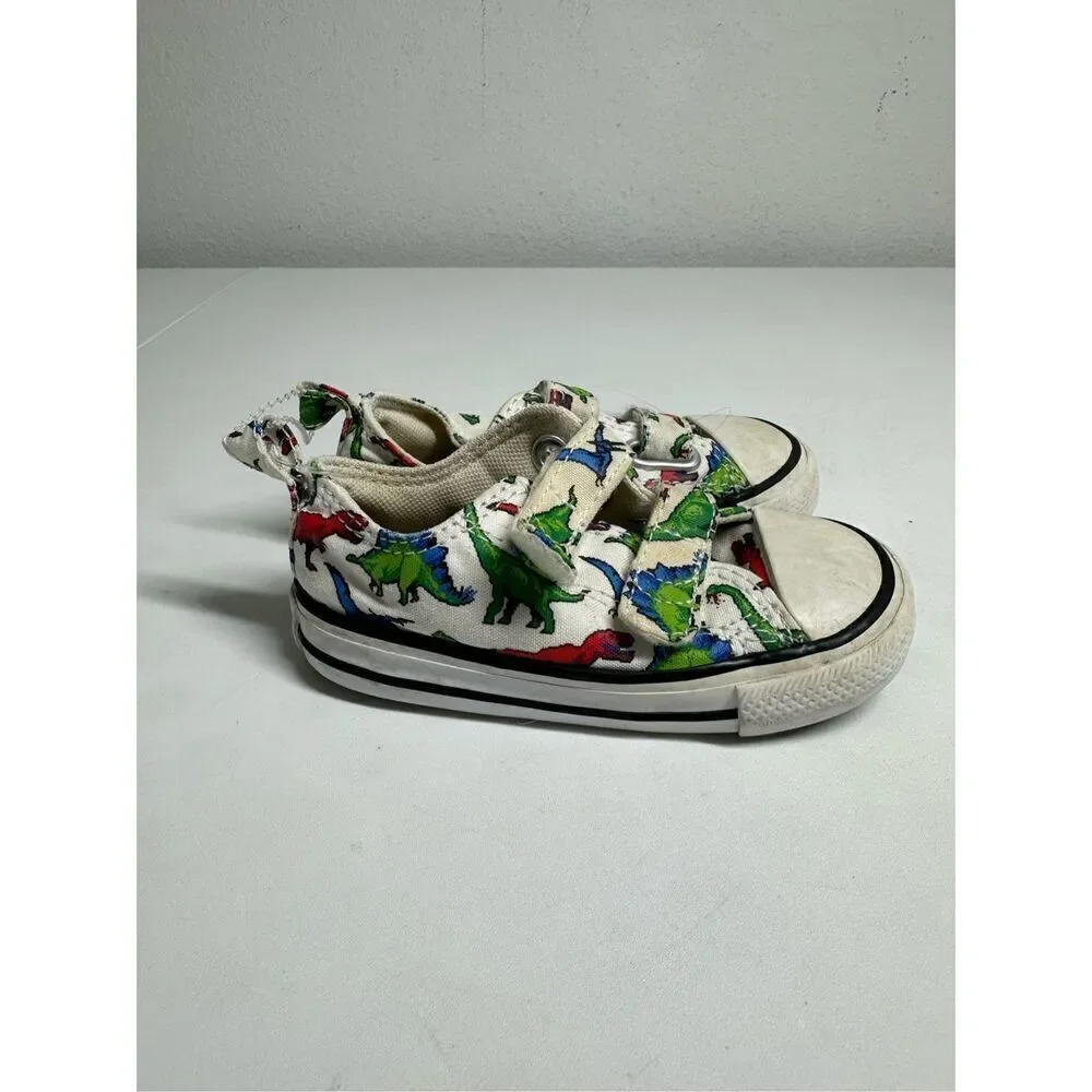 Converse Chuck Taylor All Star Dinosaur Sneakers Toddler Boys Size 6